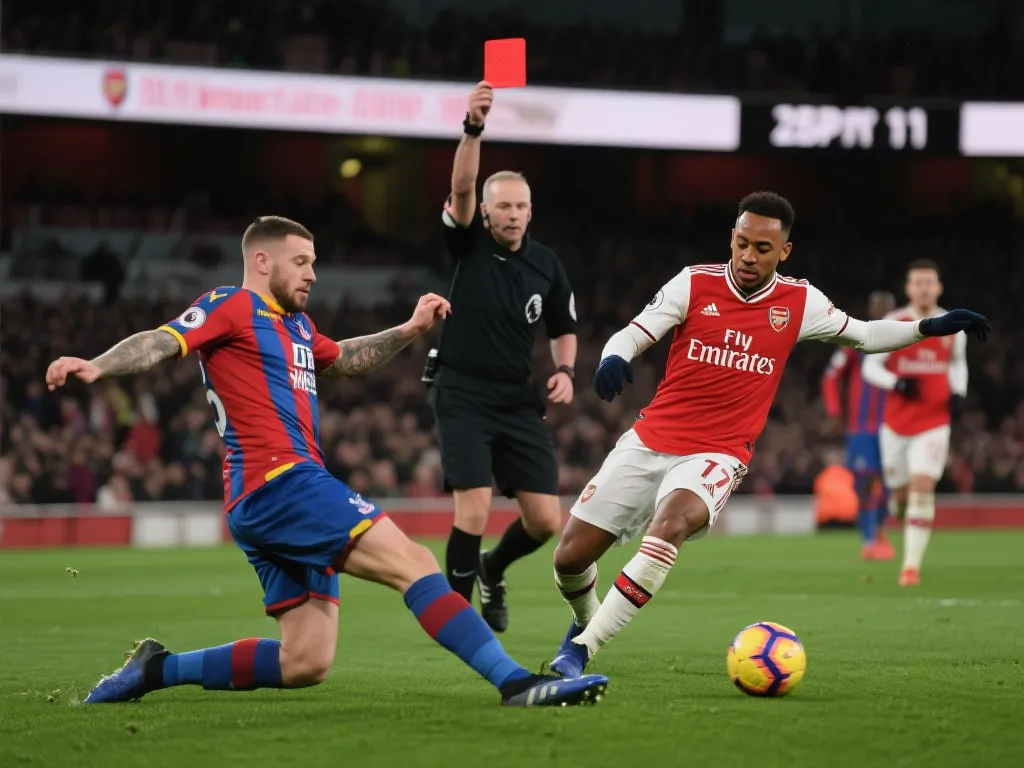 英超单场进球又染红，阿森纳球员上次做到还是奥巴梅扬