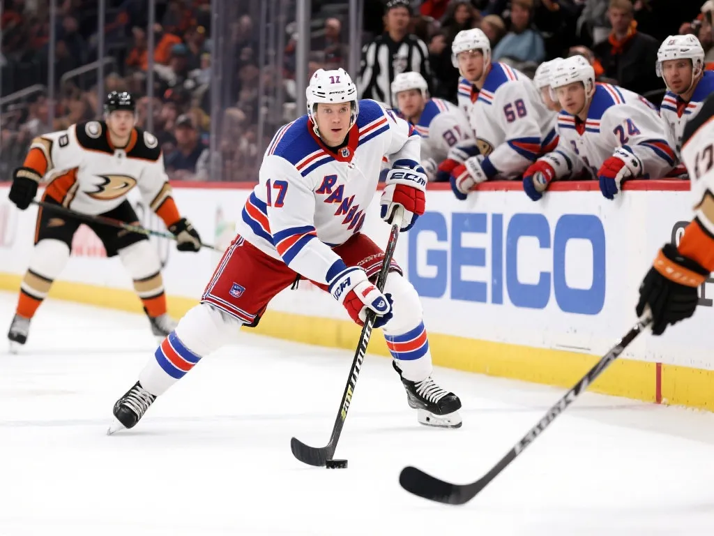 常规赛对决：纽约游骑兵迎战阿纳海姆小鸭